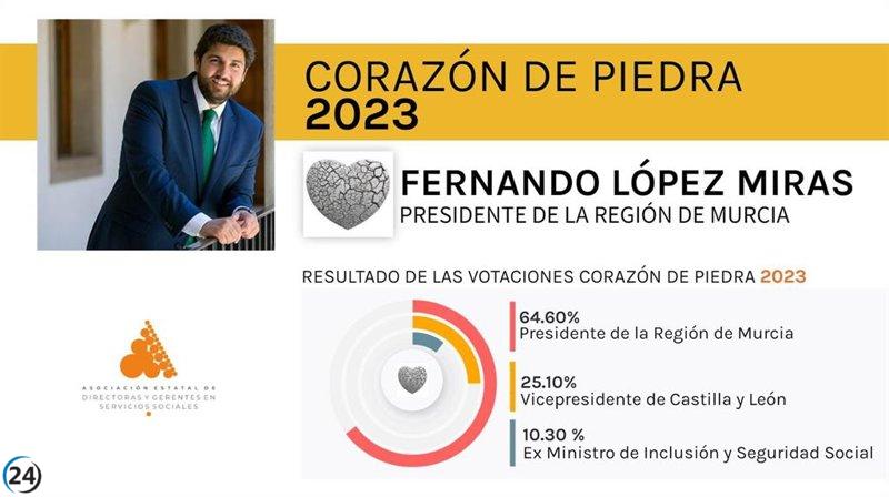 Fernando López Miras, firme defensor de los recortes sociales según la Asociación de Directoras y Gerentes de Servicios Sociales