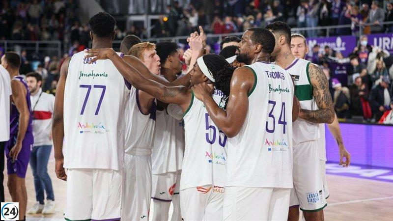 El colista es derrotado nuevamente por Unicaja, que continúa su racha triunfal.