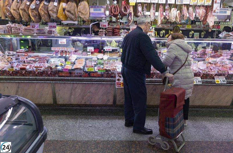 La inflación desciende al 3,1% y la subida de precios en alimentos se reduce al 7,3% al finalizar el año 2023.