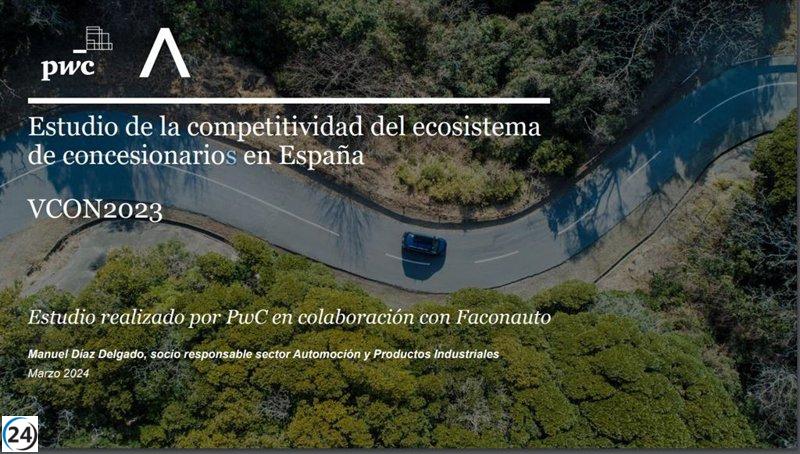 MG, la marca preferida de los concesionarios en España, revela informe de PwC para Faconauto.