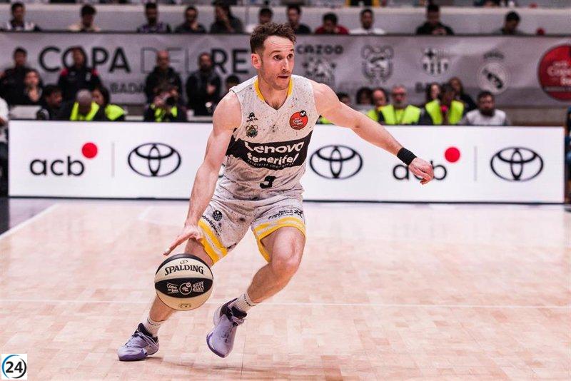 El Baskonia avanza en la Liga Endesa y el Tenerife se acerca al Gran Canaria en la clasificación.