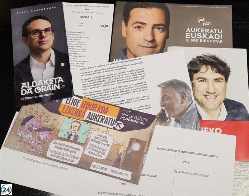 Líderes políticos se reúnen en el País Vasco para el cierre de campaña electoral.