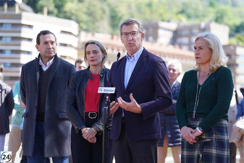 Feijóo advierte que un referéndum tipo vasco en Cataluña sería catastrófico