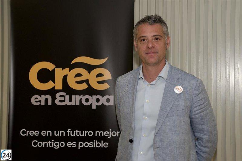 César Vera liderará la candidatura de Cree en Europa para las elecciones al Parlamento Europeo.