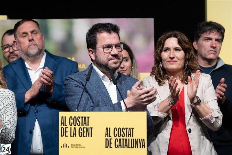 Aragonès asegura que ERC asumirá rol de oposición y considera desalentadores sus resultados.