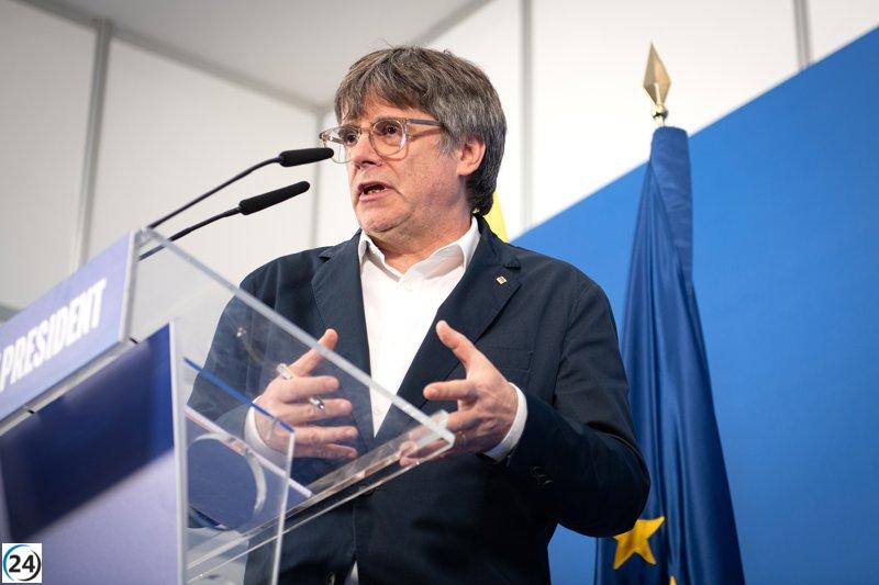 Puigdemont busca apoyo de ERC y se postula para ser investido.