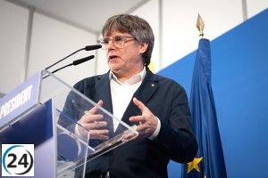 Puigdemont busca apoyo de ERC y se postula para ser investido.