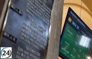 El Ibex 35 cae por debajo de los 11.150 puntos en la media sesión.