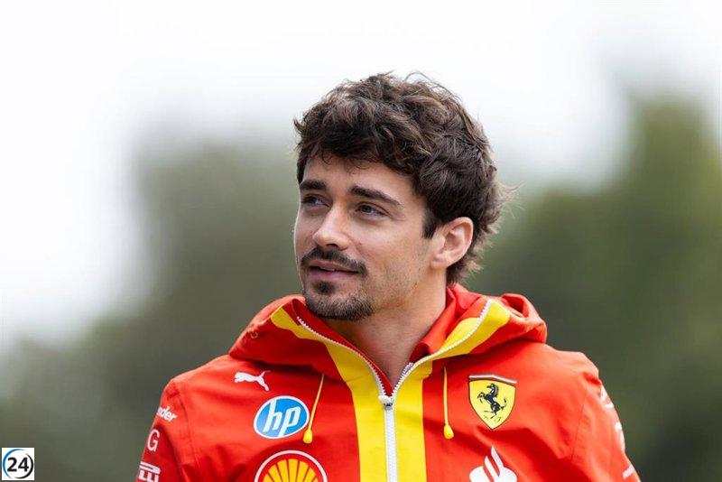 Errores y salidas marcan los primeros libres en Imola con Leclerc al frente.