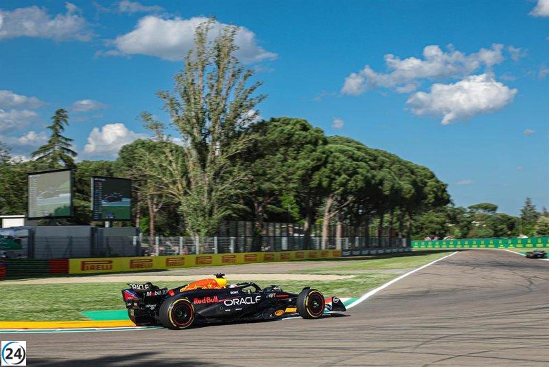 Verstappen se asegura la pole en Imola y Sainz partirá desde la quinta posición.