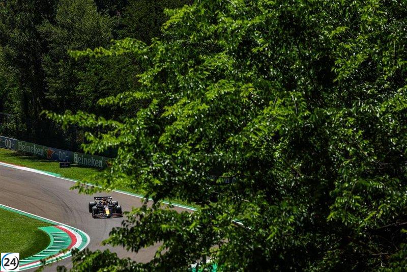 Verstappen se esfuerza para ganar en Imola y Sainz logra quinto puesto