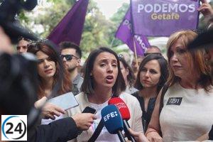 Irene Montero pide al Gobierno que sea firme con Israel y rompa relaciones diplomáticas.