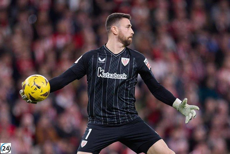 Competencia ajustada por el Zamora entre Unai Simón, Ter Stegen y Álex Remiro.