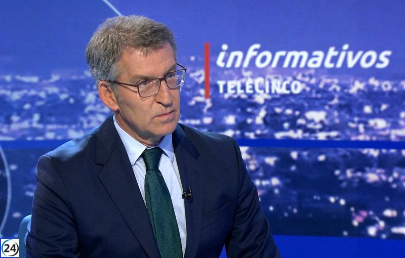 Feijóo acusa al PSOE de querer generar polémica con Vox.