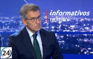 Feijóo acusa al PSOE de querer generar polémica con Vox.