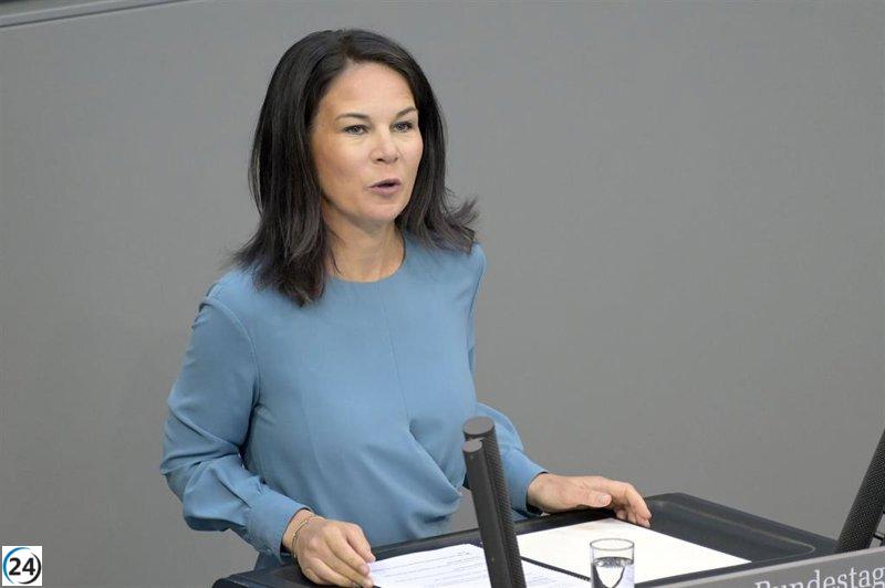 Visita inesperada de la ministra de Exteriores alemana a Kiev