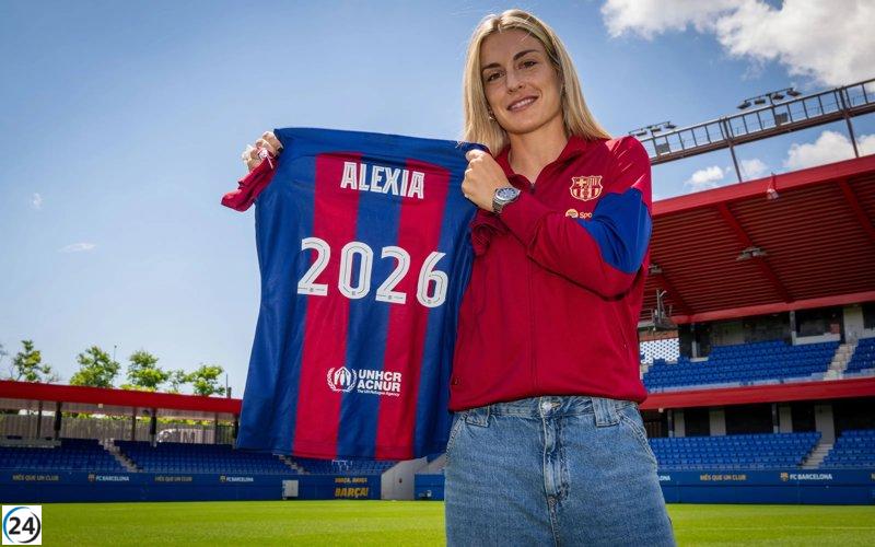 La capitana del FC Barcelona, Alexia Putellas, amplía su contrato hasta 2026.