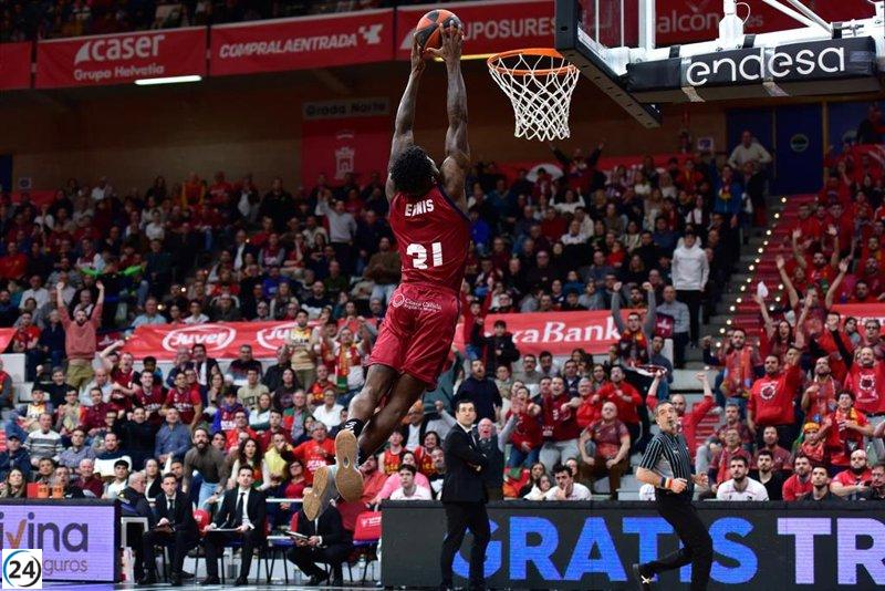 UCAM Murcia busca histórica victoria contra Valencia Basket en el Palacio