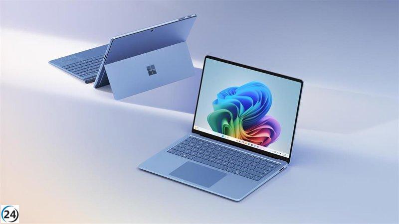 Microsoft lanza los innovadores portátiles Surface Laptop y Surface Pro en la nueva categoría 'Copilot+ PC'.