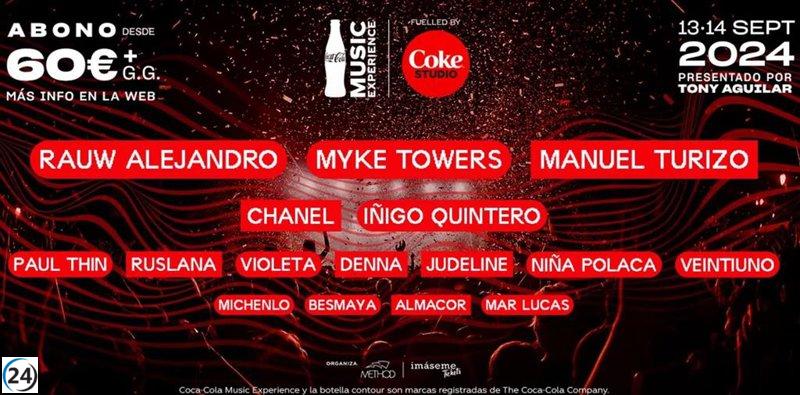 Rauw Alejandro, Paul Thin y Ruslana actuarán en el Cola Music Experience 2024