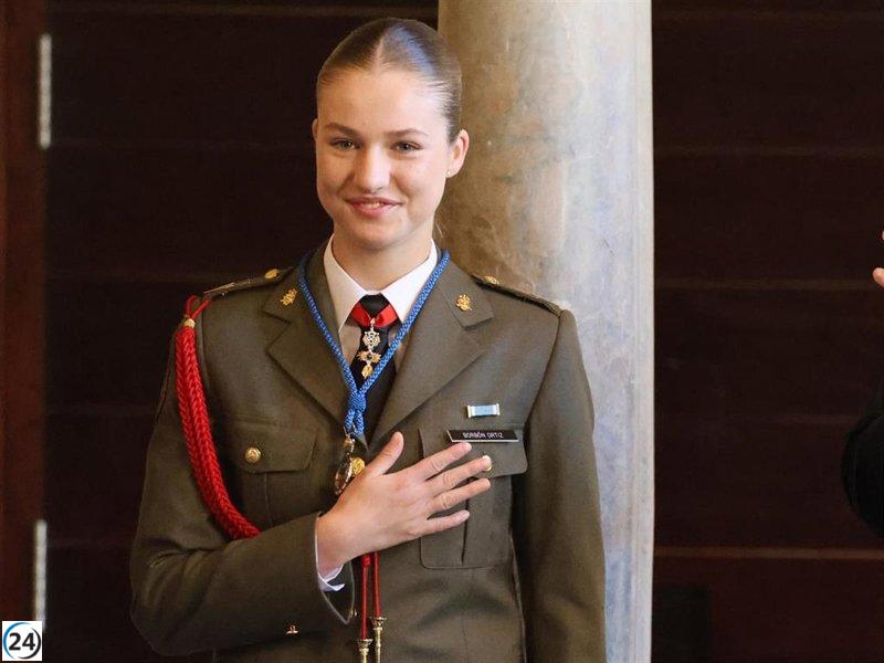 La Princesa Leonor brilla junto al Rey Felipe en su visita a Zaragoza.