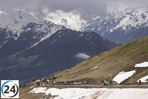 Giro de Italia desvía ruta por mal tiempo, cancela paso por Umbrailpass
