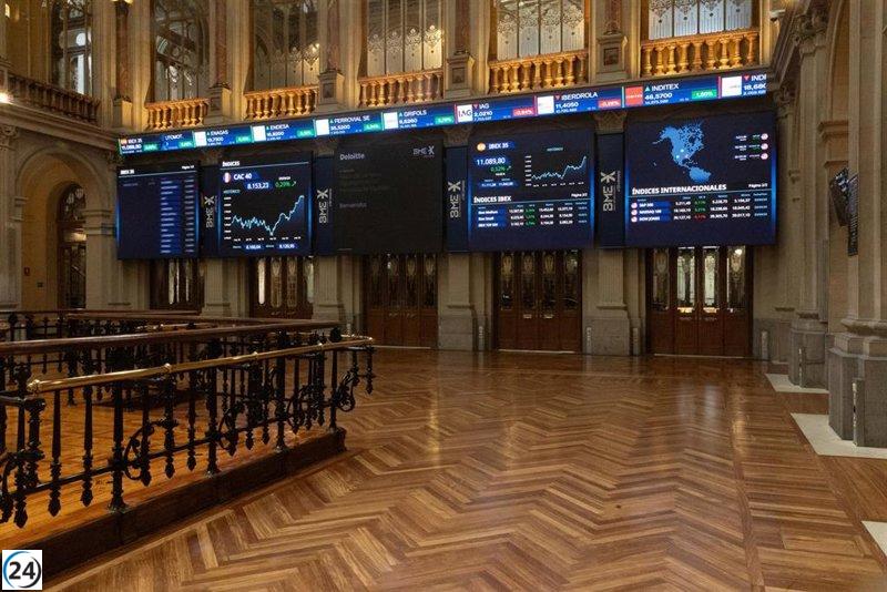 El Ibex 35 se mantiene estable por encima de los 11.300 puntos a pesar de una ligera caída del 0,2%