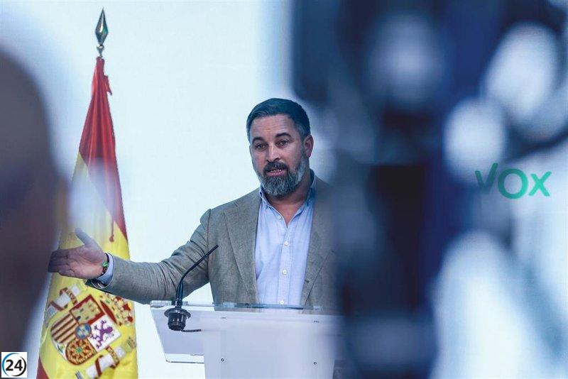 Abascal respalda a Milei por no pedir perdón a Sánchez y su esposa