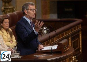 Feijóo acusa a Sánchez de desviar la atención de la trama del PSOE usando el conflicto en Palestina para dividir a los españoles.