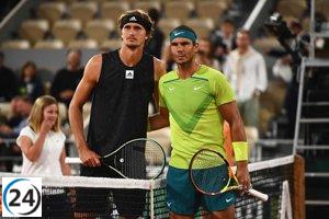 Nadal enfrentará a Zverev en la apertura de Roland Garros.