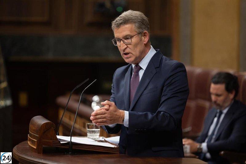 Feijóo condiciona la citación de la esposa de Sánchez en el Senado a los pasos del juez.