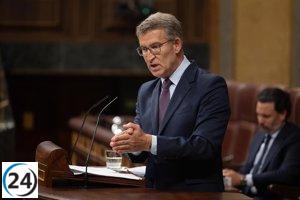 Feijóo condiciona la citación de la esposa de Sánchez en el Senado a los pasos del juez.