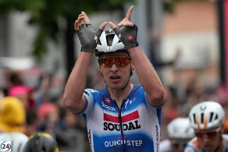 Merlier consigue su segundo triunfo en el Giro al ganar la etapa 18.