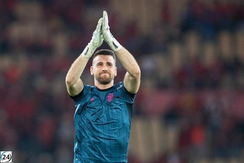 El portero Unai Simón renueva con el Athletic Club hasta 2029.
