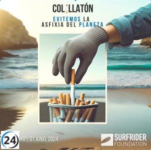 Surfrider España convoca el #Colillatón para limpiar playas el 31 de mayo y 1 de junio