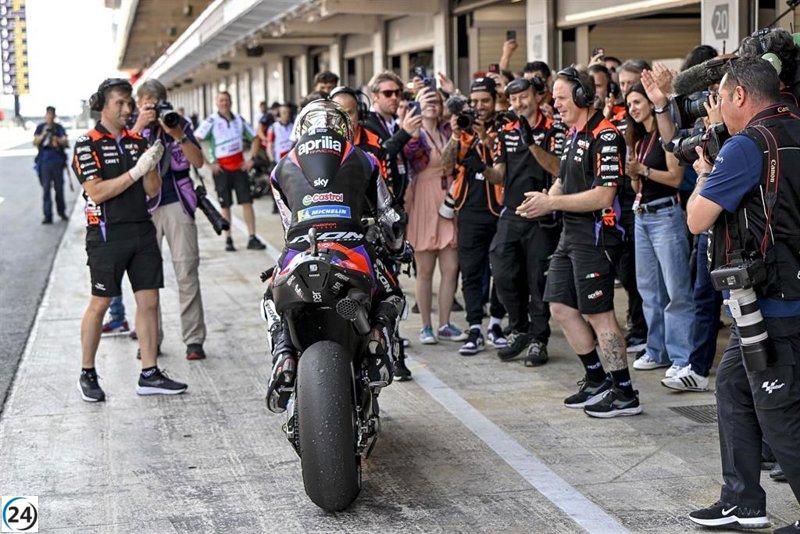 Aleix Espargaró sorprende con pole récord y Jorge Martín partirá sexto