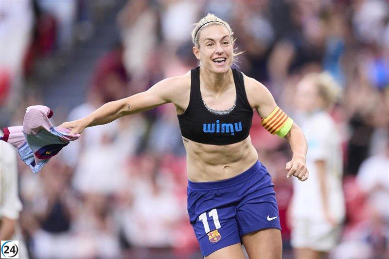 Alexia Putellas satisfecha con el cumplimiento de los objetivos del equipo.