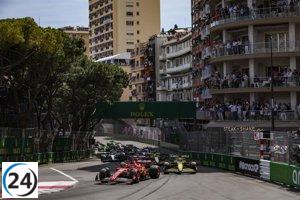 Sainz logra un podio en Mónaco junto a Leclerc.
