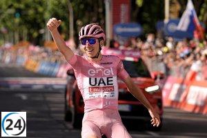 Pogacar triunfa en el Giro mientras Merlier se impone en Roma