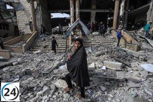 Más de un millón de palestinos desplazados en 20 días en Gaza, según la ONU