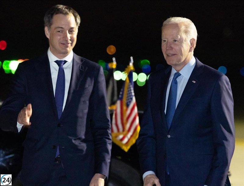 Reunión entre Biden y primer ministro belga sobre el uso de activos rusos congelados