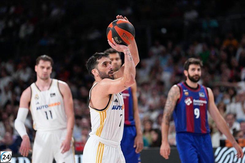 El Real Madrid a un paso de la final de la Liga Endesa tras su victoria en el Palau