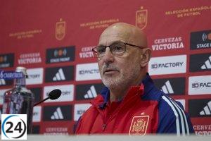De la Fuente destaca la competencia y la ilusión en el equipo, descartando nerviosismo.