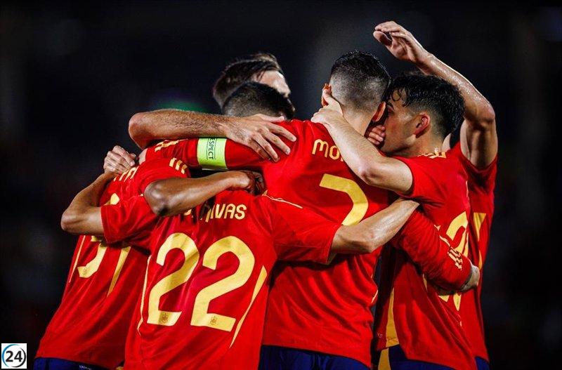 La selección española muestra su potencial antes de la Eurocopa.