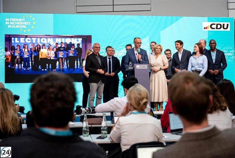 La CDU lidera en Alemania mientras la ultraderecha supera al SPD en las elecciones.
