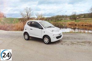 Aixam lanza el e-Minauto eléctrico por 79 euros al mes, el vehículo más accesible de la marca.