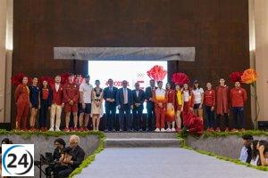 El equipo olímpico español se presenta con una equipación de Joma bajo el emblemático fondo de Toledo