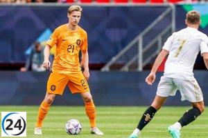 Frenkie de Jong será baja en la Eurocopa