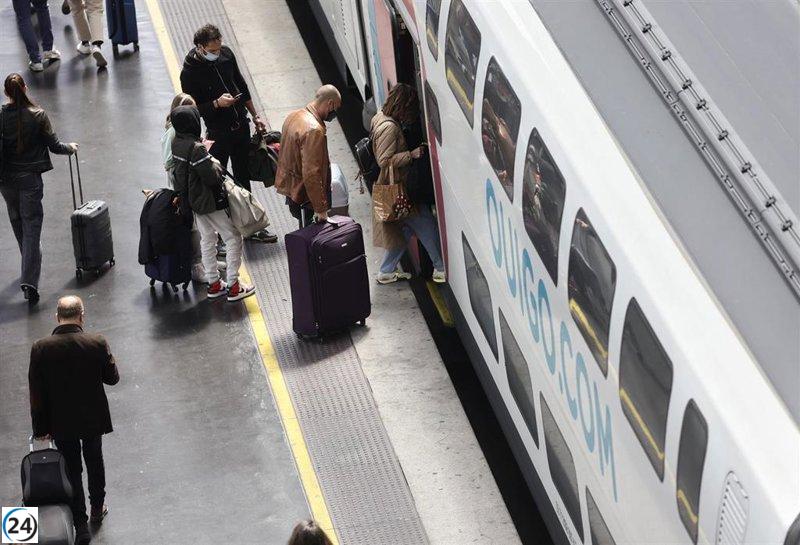 El uso del tren de alta velocidad se dispara en abril: Más de 3,1 millones de pasajeros viajaron.