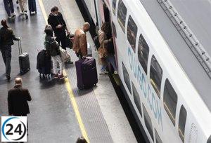 El uso del tren de alta velocidad se dispara en abril: Más de 3,1 millones de pasajeros viajaron.